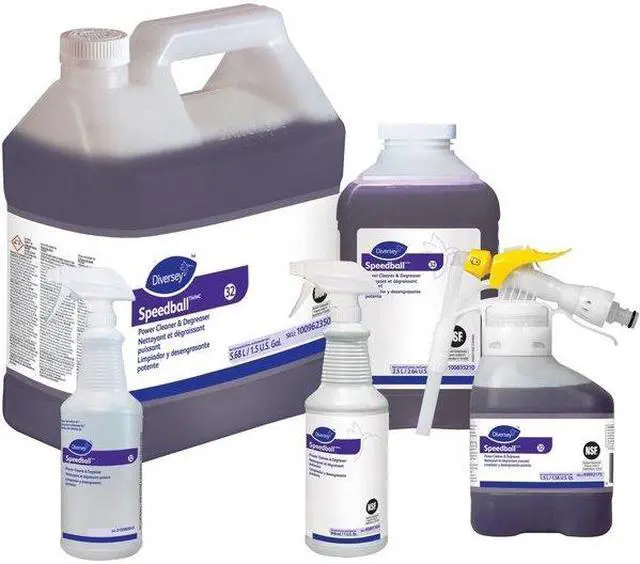 Alt view image 7 of 9 - Diversey 5891164 Speedball 2000 Heavy-Duty Cleaner, Citrus, Liquid, 1qt. Spray Bottle