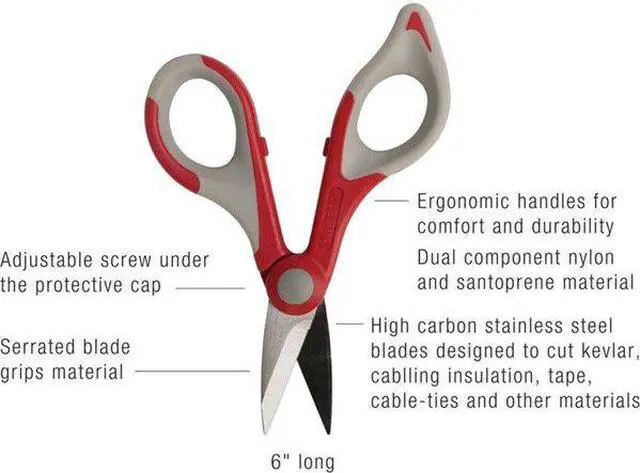 Alt view image 8 of 9 - JONARD TOOLS JIC-186 Electrical/Comm.,Kevlar(R) Shears