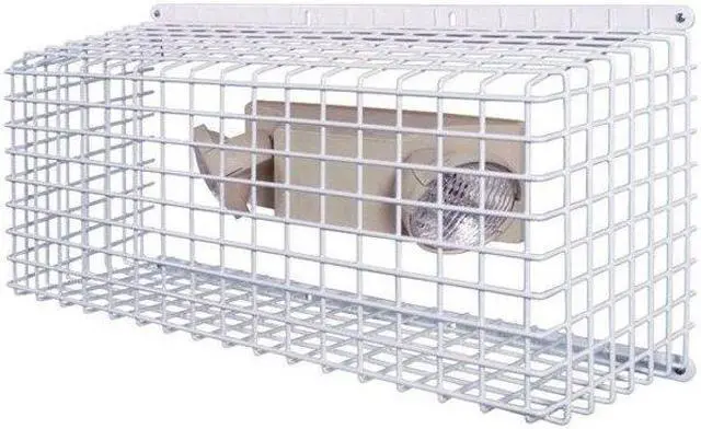 Alt view image 7 of 11 - Safety Technology International Wire Guard,Steel,White,24 1/2,Emrg Sign STI 9649