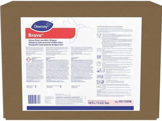 Alt view image 2 of 2 - DIVERSEY 95115958 Floor Stripper, Box, 5 gal, Concentrated