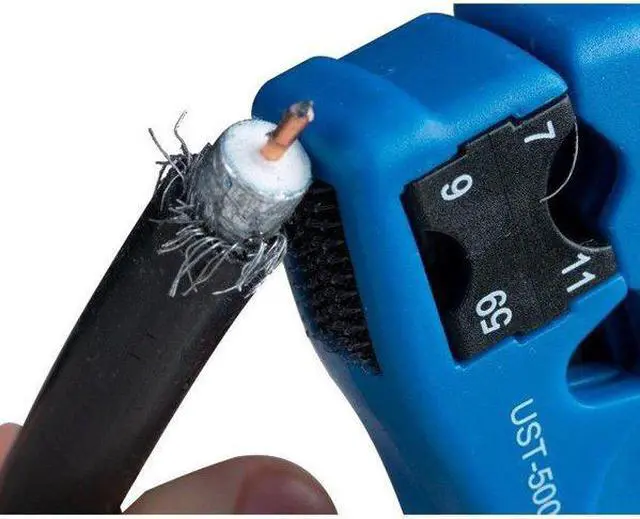 Alt view image 8 of 9 - JONARD TOOLS UST-500 5 in Universal Cable Stripping Tool RG59/6 and 7/11