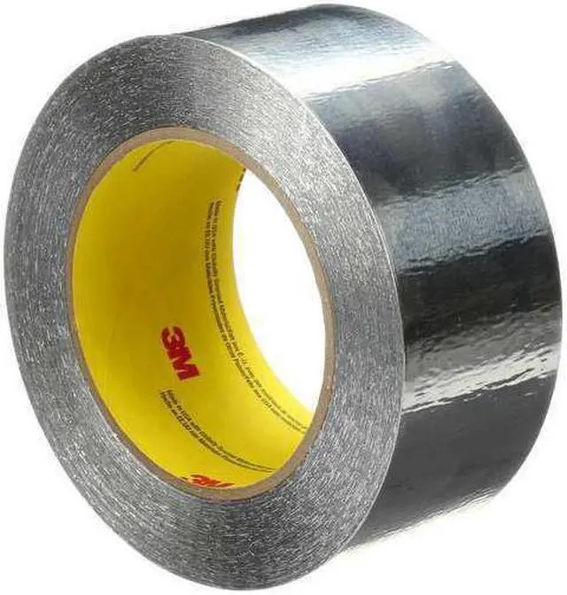 Alt view image 2 of 4 - 3M 425 Aluminum Tape  3 in Width x 4.6 mil Total Thickness  Flame Retardant   300 F  85312 PRICE is per ROLL