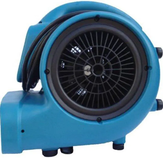 Alt view image 10 of 13 - XPOWER X-400A X-400A 1,600 CFM 3-Speed Commercial Air Mover/Carpet Dryer/Floor Blower Fan with Dual Outlets for Daisy