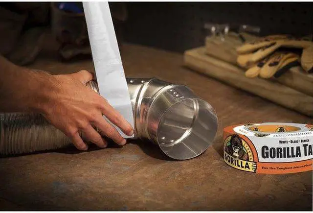 Alt view image 12 of 20 - GORILLA GLUE 6025001 Duct Tape,Round,White,5-3/4 in. dia.