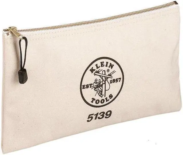 Alt view image 13 of 13 - Klein Tools Canvas Zipper Bag.