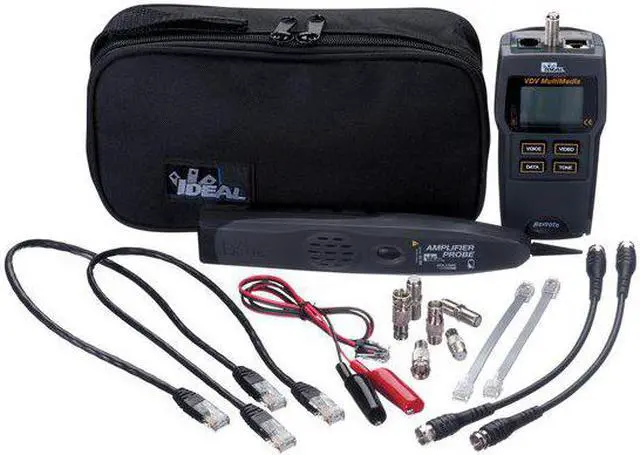 Alt view image 4 of 4 - Ideal 33-866 Test Tone Trace VDV Kit; For Voice, Data and Video