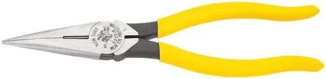 Alt view image 12 of 12 - KLEIN TOOLS D203-8 Needle Nose Plier,8-7/16" L,Smooth