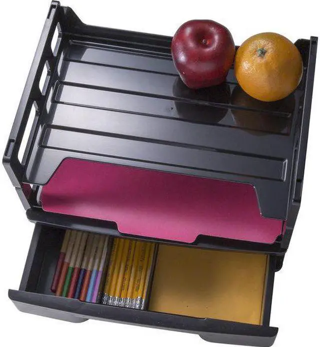 Alt view image 5 of 8 - Officemate File Holder,Letter,2 Horiz.,1 Drawer  26094