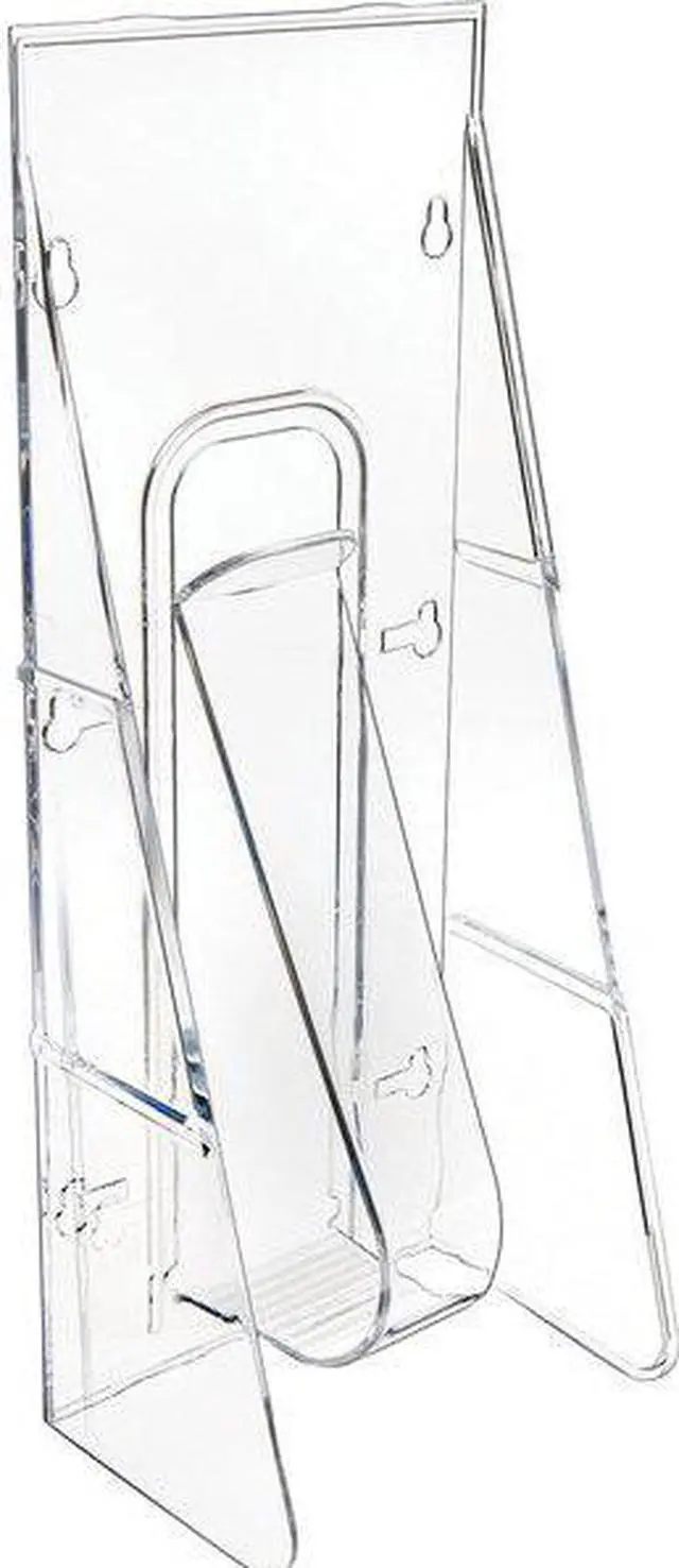 Alt view image 3 of 8 - DEFLECTO 55601GR Leaflet Holder,1 Compartment,Clear