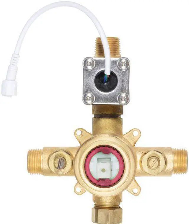 Alt view image 7 of 11 - PULSE ShowerSpas LED Tru-Temp Pressure Balance 1/2" Rough-In Valve with Chrome Trim Kit