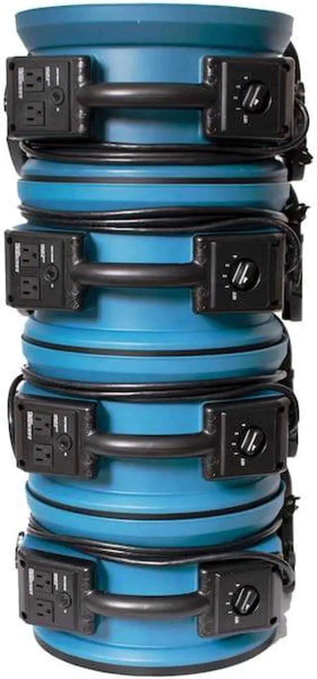 Alt view image 19 of 20 - XPower P-26AR .6-Amp 1,300-Cfm 4-Speed Industrial Axial Air Mover/Dryer