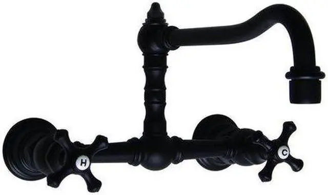 Main image of SPEAKMAN SB-3242-MB Manual, 2 Hole Kitchen Faucet