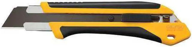 Alt view image 4 of 4 - Utility Knife, Retractable, Ylw/Blk, 25mm