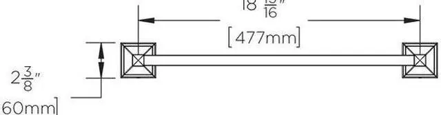 Alt view image 6 of 6 - SPEAKMAN SA-2307 Rainier SA-2307 Towel Bar