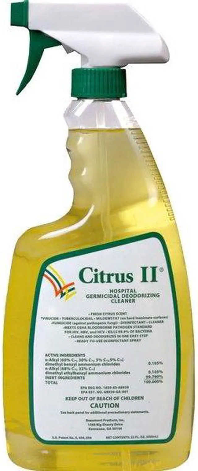 Alt view image 11 of 12 - Beaumont Citrus II Germicidal Cleaner 1 EA