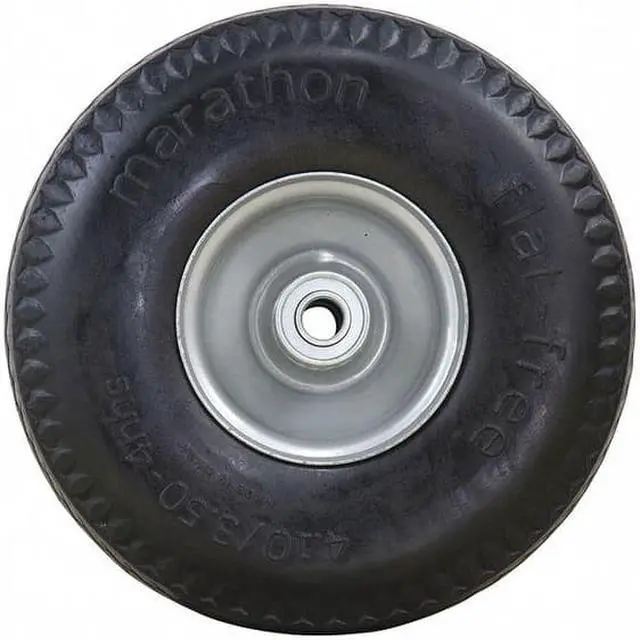 Alt view image 5 of 7 - MARASTAR 30030 Flat Free Wheel,Polyurethane,300 lb,Gray