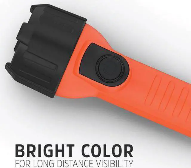 Alt view image 6 of 7 - ENERGIZER ENISHH21E Orange LED Handheld Flashlight, Alkaline AA, 40lm