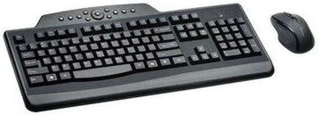 Alt view image 6 of 13 - Kensington Black Proprietary Interface RF Wireless Standard Wireless Media Desktop Set