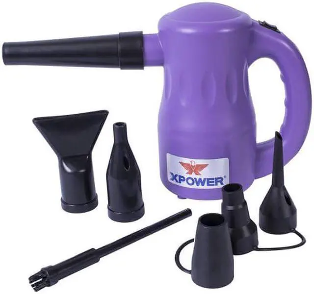 Alt view image 3 of 3 - XPOWER B-53-PURPLE XPOWER B-53 Airrow Pro Multipurpose Home Pet Dryer, Duster,