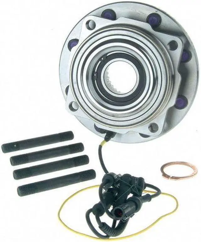 Alt view image 3 of 7 - MOOG Front Wheel Bearing and Hub for 2005-2010 F-250 F-350 Super Duty 4x4 SRW