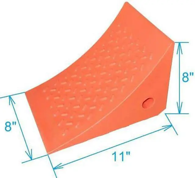 Alt view image 2 of 6 - ZORO SELECT 4W941 Chock,Wheel,W8 In,Molded Urethane
