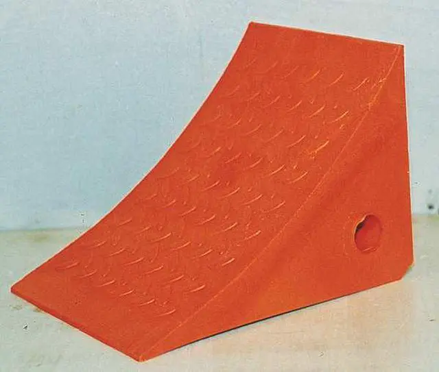 Alt view image 6 of 6 - ZORO SELECT 4W941 Chock,Wheel,W8 In,Molded Urethane