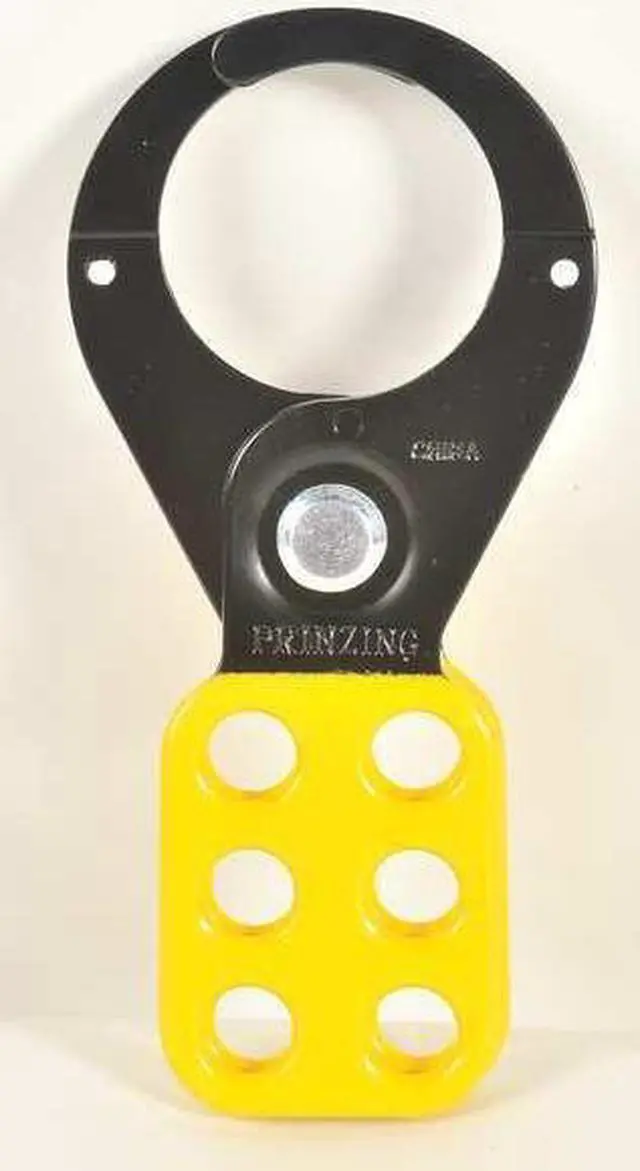 Alt view image 6 of 9 - BRADY T220 Lockout Hasp, Standard, 6 Lock, 5 In. L, Color: Yellow