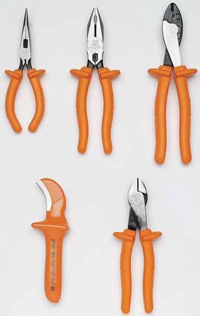 Alt view image 5 of 7 - KLEIN TOOLS D2000-9NE-INS 9 5/8 in 2000(TM) Linemans Plier High Leverage, Steel