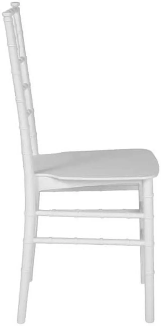 Alt view image 14 of 20 - HERCULES Series White Resin Stacking Chiavari Chair