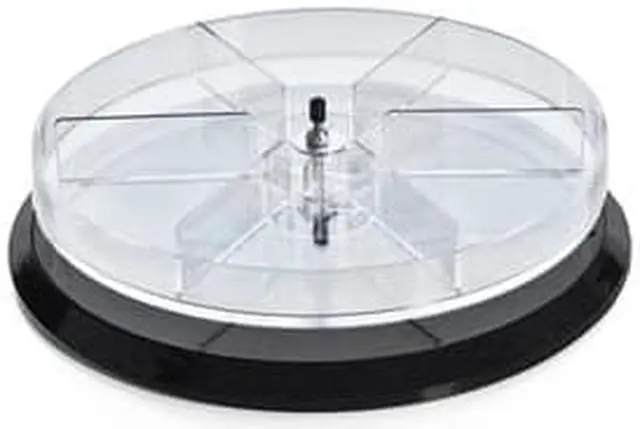 Main image of AZAR DISPLAYS 226010 One Tier Revolving Display 2"H x 11"Dia. - 6 Sections