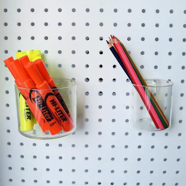 Alt view image 3 of 3 - AZAR DISPLAYS 224051 4" Diameter Cup Display for Pegboard or Slatwall, PK10