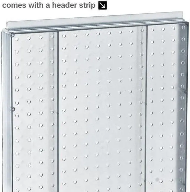 Alt view image 3 of 7 - AZAR DISPLAYS 700500-GRE Revolving 16"W x 20.25"H Pegboard Counter Display