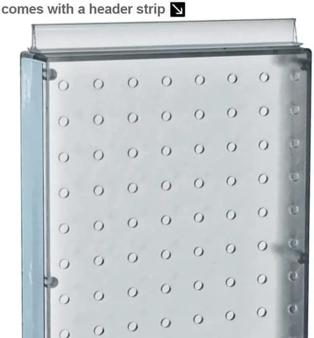 Alt view image 3 of 6 - AZAR DISPLAYS 700508-PUR Revolving 8"W x 20.625"H Pegboard Counter Display