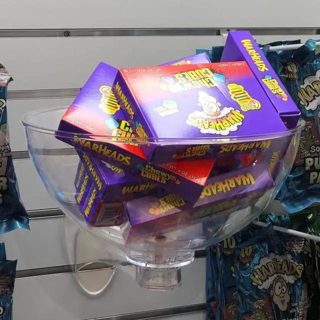 Alt view image 3 of 3 - AZAR DISPLAYS 700911 8" Bowl Display for Pegboard/Slatwall, PK3