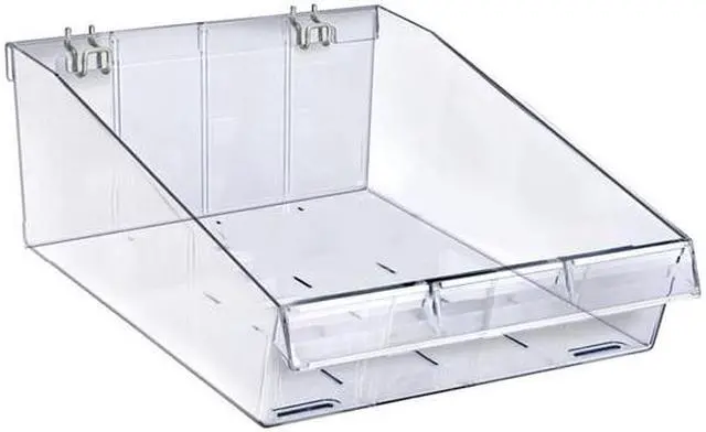 Alt view image 2 of 3 - AZAR DISPLAYS 556134 Divider Bin 11.5"W x 14"D x 5.75"H, PK4