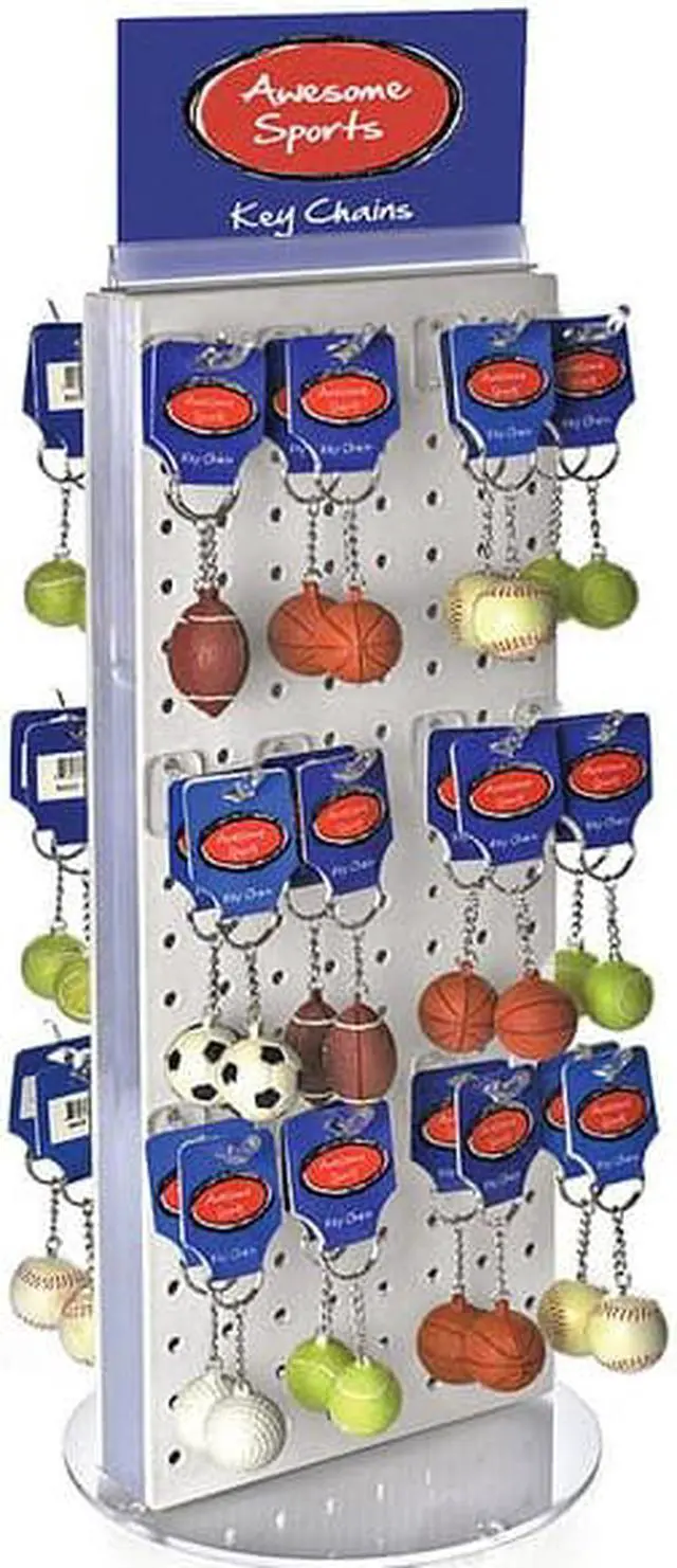 Alt view image 2 of 5 - AZAR DISPLAYS 700509-GRE Non-Revolving 8"W x 20.75"H Pegboard Counter Display