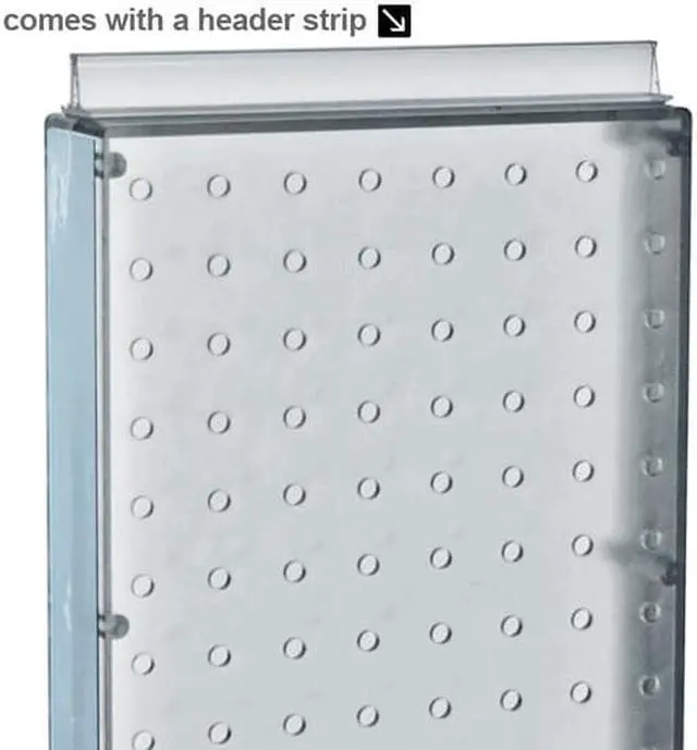 Alt view image 3 of 5 - AZAR DISPLAYS 700509-GRE Non-Revolving 8"W x 20.75"H Pegboard Counter Display