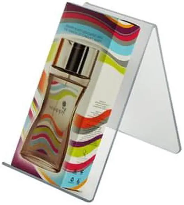 Alt view image 2 of 3 - AZAR DISPLAYS 515415 2.5"W x 5"D x 4.125"H Easel Display. Front Lip: 1.25"H,