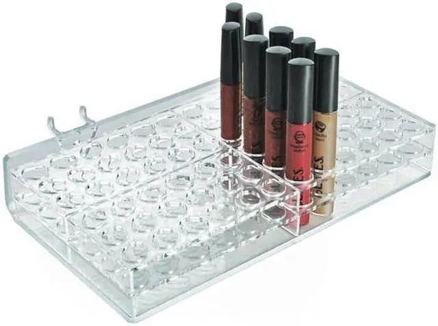 Alt view image 2 of 3 - AZAR DISPLAYS 225527 72-Compartment Tray - oval slot .5" x .625", PK2