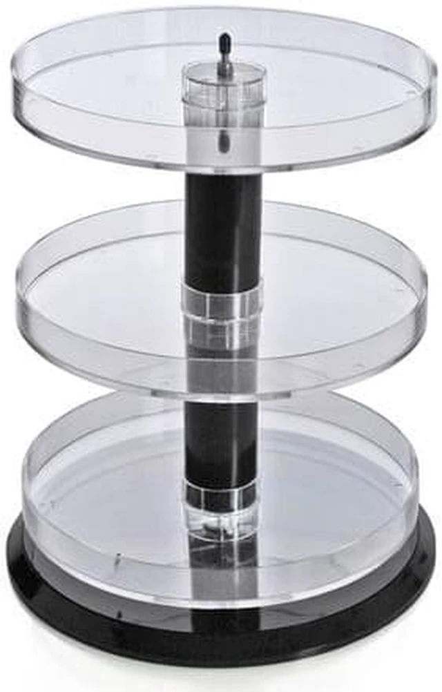 Main image of AZAR DISPLAYS 227030 Three Tier Revolving Display 13.5"H x 11" Diameter