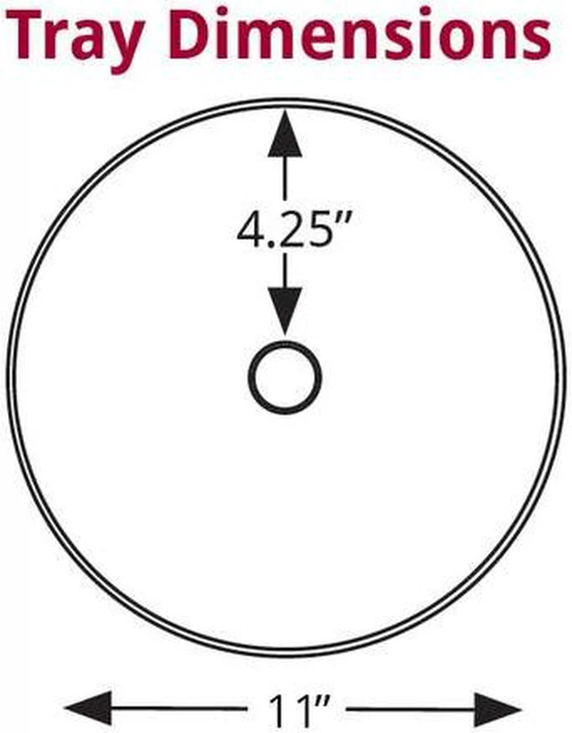 Alt view image 2 of 3 - AZAR DISPLAYS 227030 Three Tier Revolving Display 13.5"H x 11" Diameter