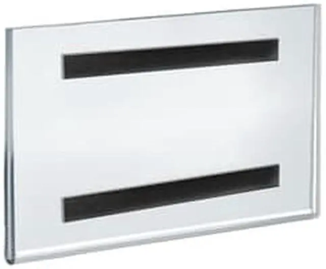 Alt view image 3 of 3 - Azar Displays Acrylic Horizontal Wall Mount Sign Holder 5 x 7-inch 10/Pack 129928