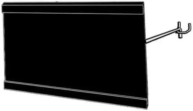 Alt view image 6 of 7 - Azar Displays Extended Graphic Sign Holder 9 x 12-inch 600912-BLK