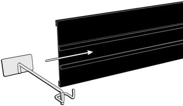 Alt view image 7 of 7 - Azar Displays Extended Graphic Sign Holder 9 x 12-inch 600912-BLK