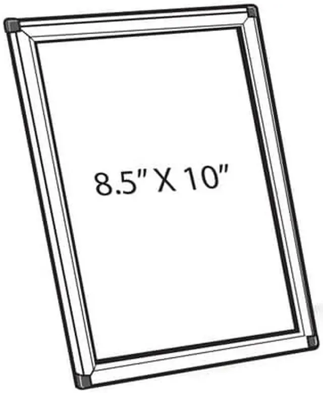 Alt view image 3 of 4 - Azar Displays Opti Snap 10 x 8-inch 300207-SLV