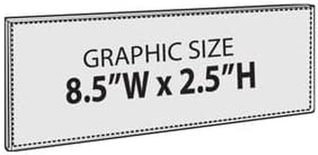 Alt view image 3 of 3 - Azar Displays Nameplate Sign Holder 10/Pack 129918