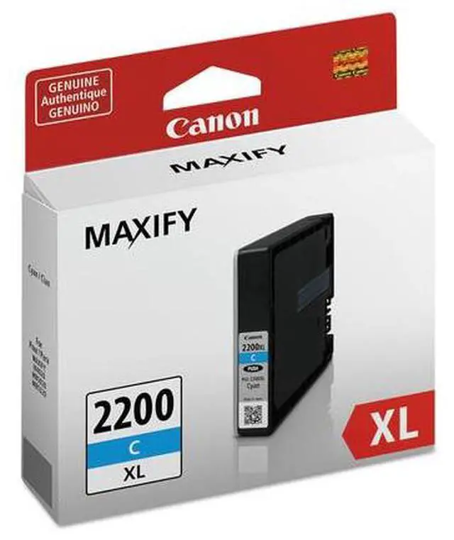 Alt view image 5 of 9 - Canon PGI-2200 XL Cyan Pigment Ink Tank