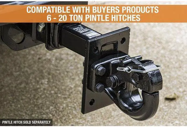 Alt view image 5 of 7 - Buyers Products PM107 3 Position Pintle Hook Mount With 10 Inch Shank