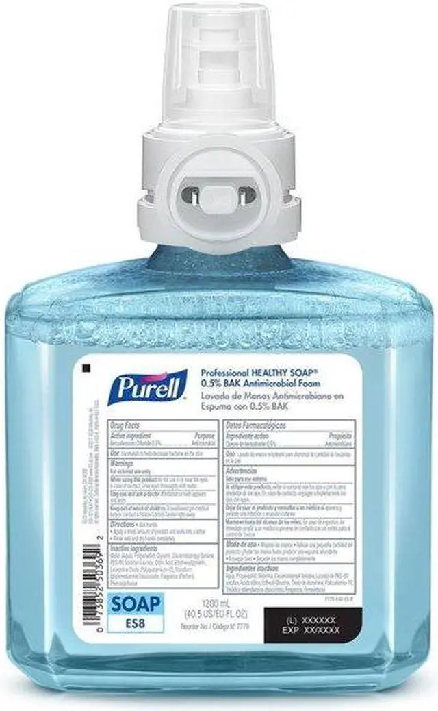 Alt view image 8 of 9 - Purell 7779-02 Professional Healthy Soap 0.5% BAK Antimicrobial Foam