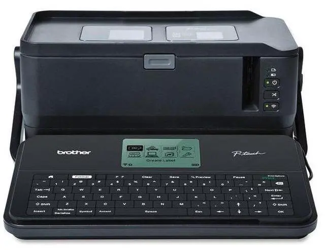 Alt view image 14 of 20 - Brother P-touch PTD800W Thermal Transfer Printer - Desktop - Label Print